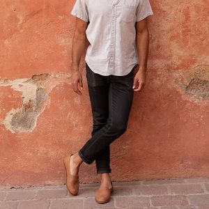 Nisolo Men’s Alejandro Woven Slip On - Woven Brown 11